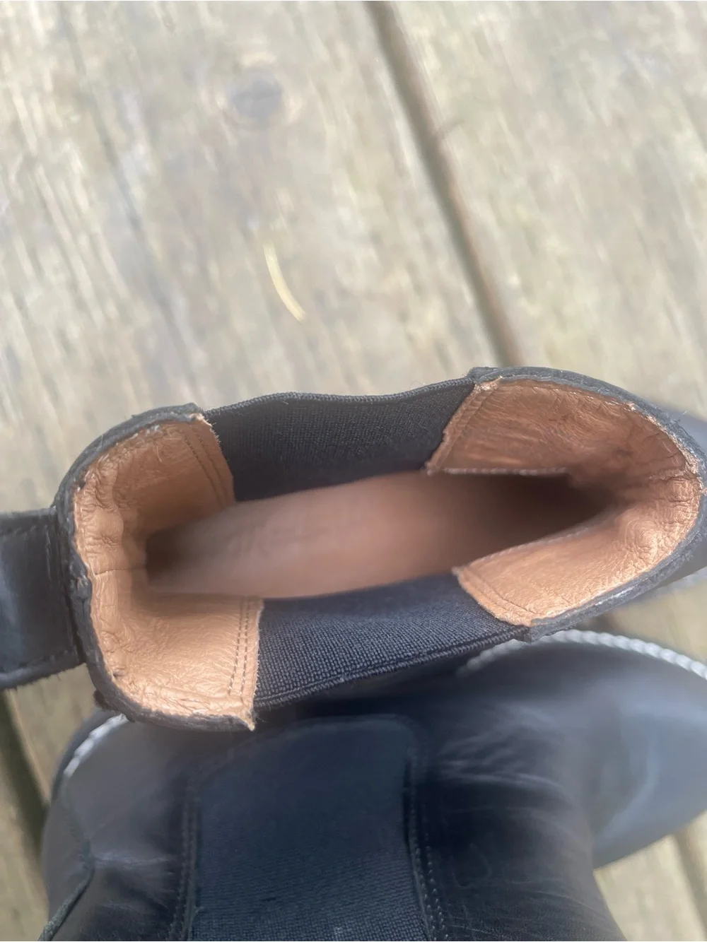 Madewell The Carina Platform Boot in true black